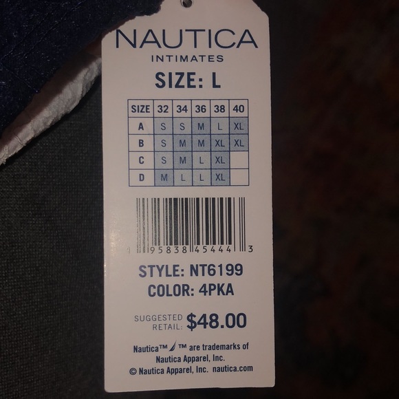 NWT Nautica 4 lace piece set. Two bras and two matching panties - Picture 6 of 7